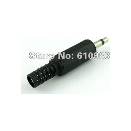 10 pcs/lot) 3.5mm 3.5mm male plug stereo Audio connector adapter plastic cover for cable