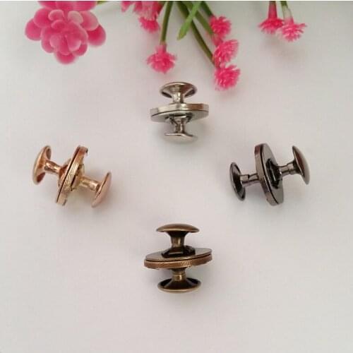 20 Sets 18mm (3/4") Strong magnetic force Magnetic Snap Purse Button Double Rivet Stud closure Clasp High Quality Nickle Bronze
