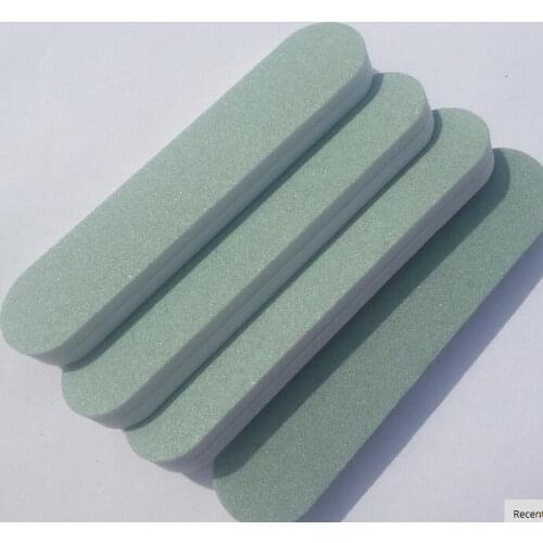 40PCS free shipping ,90*20*7mm nail buffers,Green+White,nal art tools,factory price