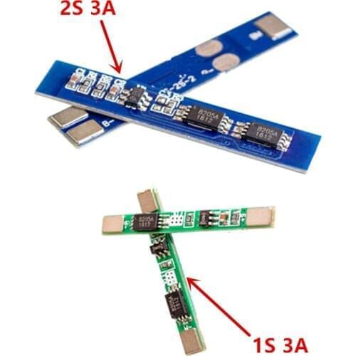5PCS 1S 3.7V 3A /2S 3A li-ion BMS PCM battery protection board pcm for 18650 lithium ion li battery