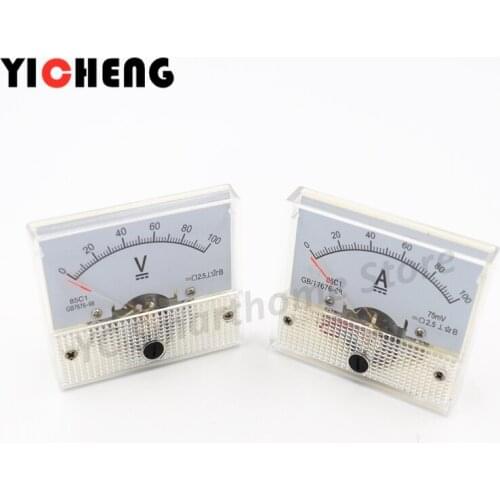 85C1 pointer type DC ammeter mechanical