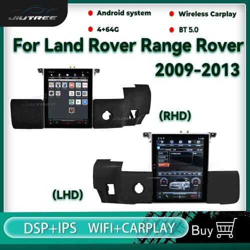 2 Din PX6 Android Car Radio For Land Rover Range Rover Car Multimedia Player Stereo Receiver GPS Navigation Wireless carplay