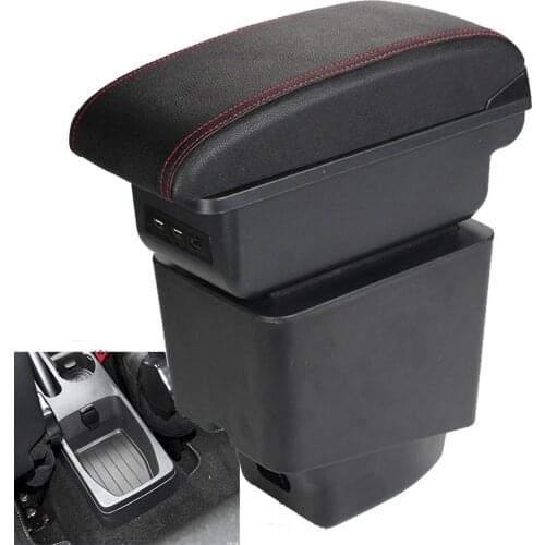 Car Armrest For Renault Captur Armrest box 2018 2019 2020 2021 accessories Storage box with cup holder ashtray USB