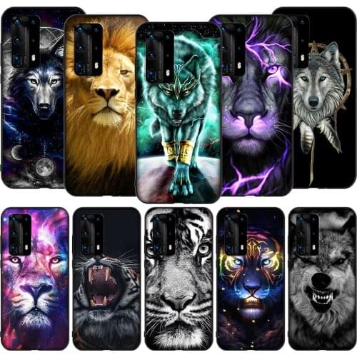 T3 Animal Lion Wolf Tiger Case for Honor Note 6A 7A 7C 7X 8 8A 8C 8X 9 9A 9X 10X 20 20S 30 Y6P Lite Pro