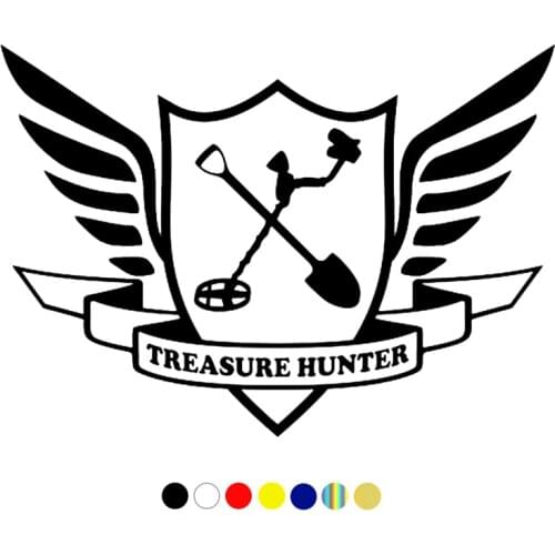 CS-10463# Vinyl Decal Treasure Hunter Car Sticker Waterproof Auto Decors on Truck Bumper Rear Window
