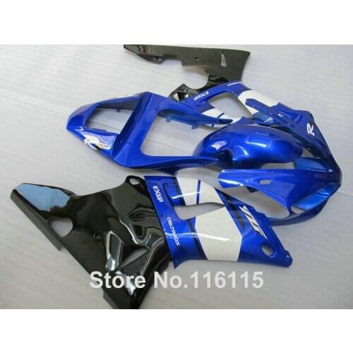 Hot sale fairings for YAMAHA YZF R1 2000 2001 white blue black ABS fairing kit R1 00 01 Injection molding 3117
