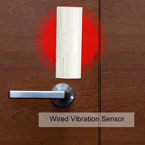 Intelligent Digital Wired Vibration Sensor Outdoor Vibration Shock Sensor for Hardwire Horm Alarm System