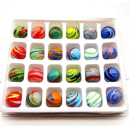 New Custom Hand Made Murano Glass Marbles Balls Ornaments Aquarium Garden Decor Vase Filled Glass Ball Children Puzzle Game Toys