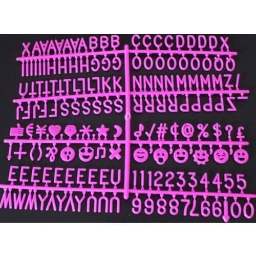 Plastic Letter Board Letters Set 170 Numbers Special Characters Words For Felt Changeable Message Signs & Letterboards