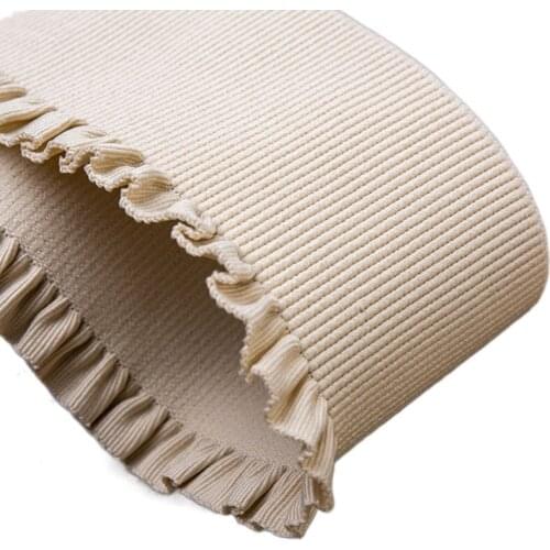 6CM Pleated Lace Elastic Band Widening And Thickening Rubber Band Waist High Waist DIY Skirt Accessories