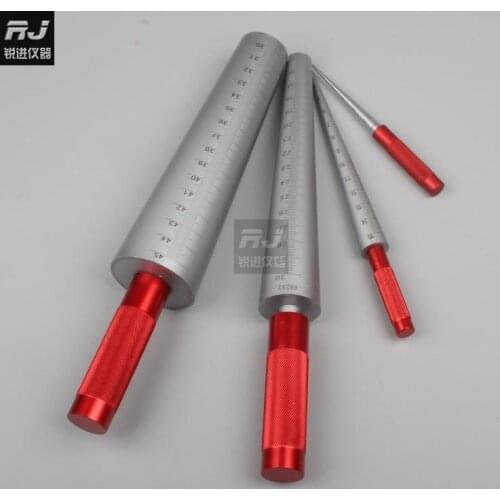 Taper feeler gauge Taper aperture gauge Round hole taper gauge Quick measurement 1-45mm