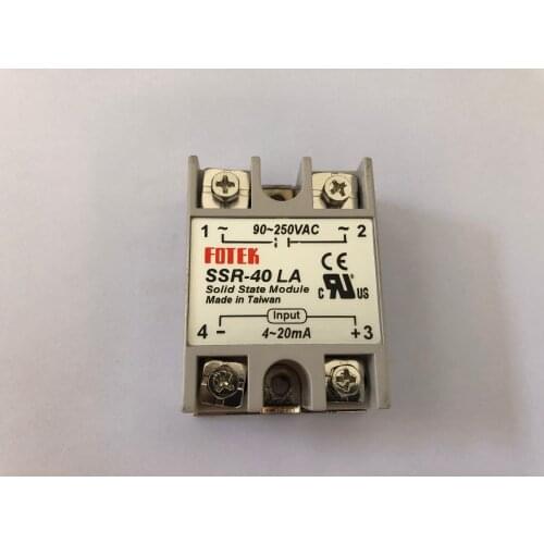 SSR40LA SSR-40LA 4-20mA Input AC 24-380V 40A Output 1 Phase Voltage Regulator Solid State Relay SSR