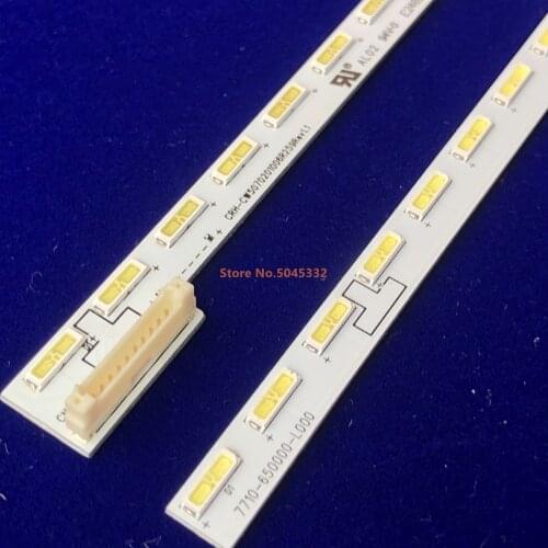 LED strip for Skyworth 50“ TV 50E680F 50E760A CRH-CW5070201006R259Rev1.1CRH-CW5070201006L259Rev1.1 7710-650000-L000/R000