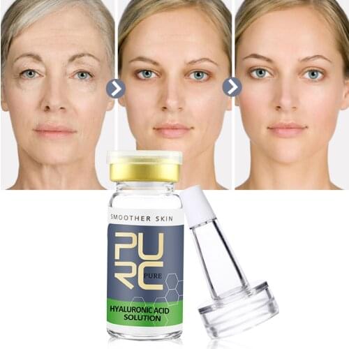 AuQuest Hyaluronic Acid Face Serum Anti Wrinkle Aging Shrink Pore Moisturizing Whitening Essence Skin Care 10ml
