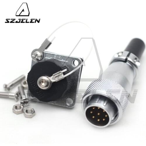 WEIPU WS16- 9 pin metal waterproof connector, can be used in industry, aviation, communications, Machine tools, instruments etc