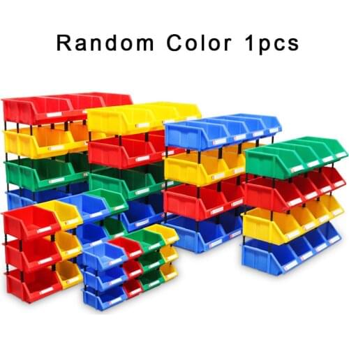 Tool Storage Box Plastic Workshop Combination Components Box Bin Storage Rack Shelving Garage Storage Rack Tool Organiser Box