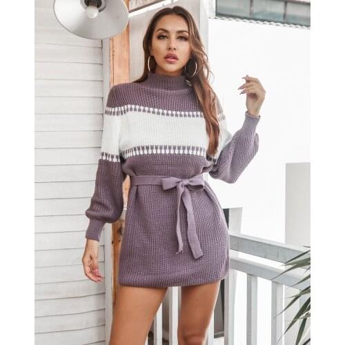 Модные трикотажные платья YGhan China At AliExpress