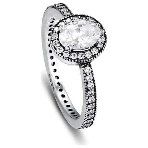 CKK Silver 925 Jewelry Vintage Elegance Rings For Women Fashion Anniversary Gift Original Sterling Silver Ring