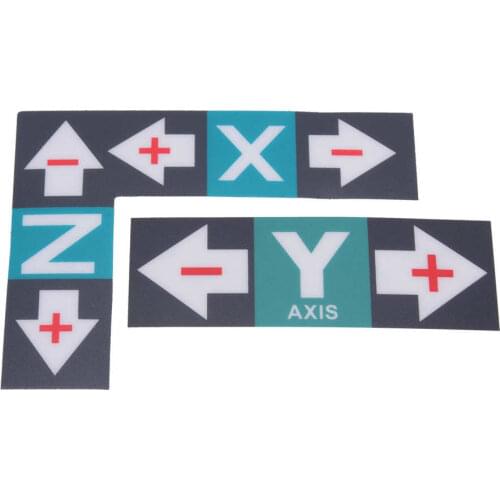 1 Set Label Sticker Plastic XYZ Marker Operation Instruction for Engraving Machine New