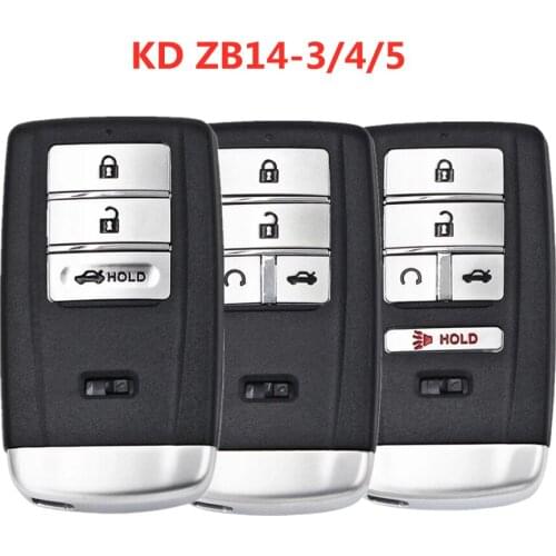2pcs Smart Key Remote KDZB14-3 ZB14-4 ZB14-5 Original KEYDIY KD ZB Smart key ZB Series Remote Control for KD-X2 Key Programmer