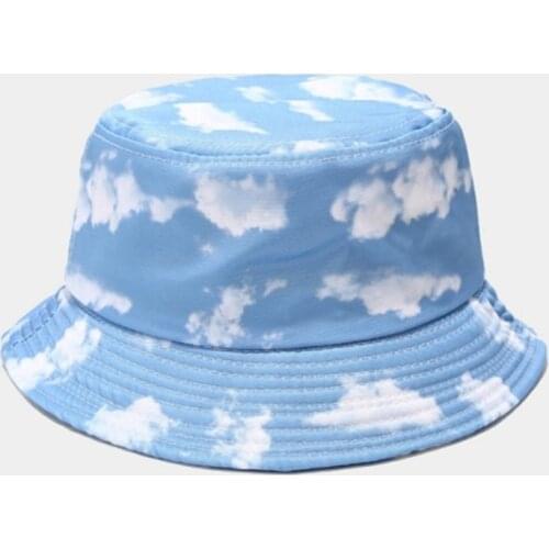 2021 bucket hat fisherman hat tie dye, butterfly, fire, cloud, dragon pattern various fisherman hat men and women outdoor women