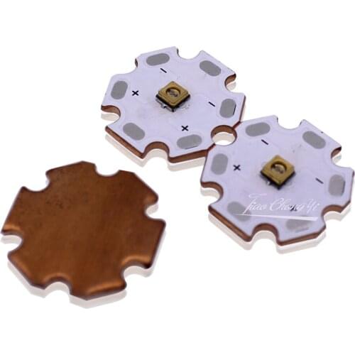 3535 0.1W UVC UV LED 280nm 310nm Deep violet ultraviolet light 5V-7v with 20mm copper PCB