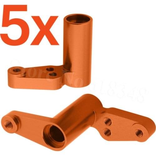 5 Sets/Lot Aluminum Steering Servo Saver Complete For HPI RS4 Sport 3 Option Upgrade Parts #113712