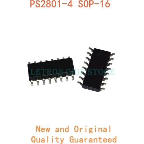 5PCS PS2801-4 SOP16 PS2801C-4 SOP-16 SOP SOIC16 SOIC-16 SMD new and original IC Chipset