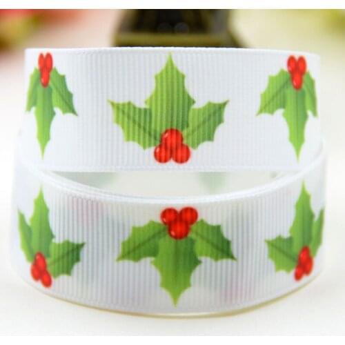 22mm 25mm 38mm 75mm Ruban satin Christmas Cartoon Character printed Grosgrain Ribbon party decoration X-01609 10 Yards