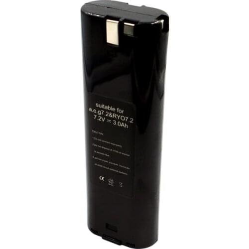 Power tool battery,FOR RYOBI 7.2A 4000mAh b72a bd102cr,hbd72tr