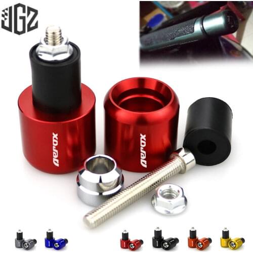 22mm Motorcycle CNC Aluminum Handlebar Grips Bar Ends Plug Balance Slider For YAMAHA AEROX NVX 155 R 50 2013 - 2020 Accessories