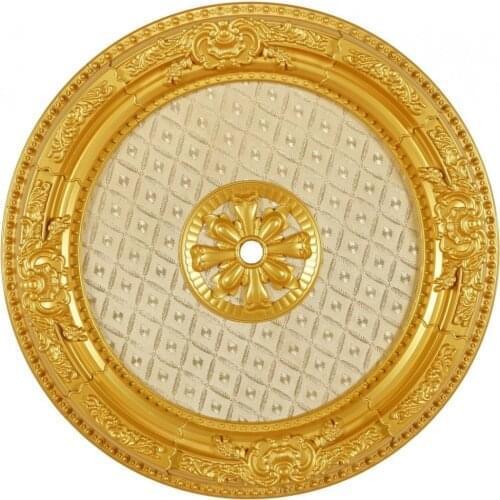 Decorative Round Designed Vintage Looking Ceiling Medallion for Chandeliers 90cm 35.43