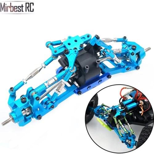 Mirbest RC DIY Parts For Wltoys 12428 parts 12423 JJRC Q46 RC car Metal parts Upgrade accessories Metal gear wave box Base C