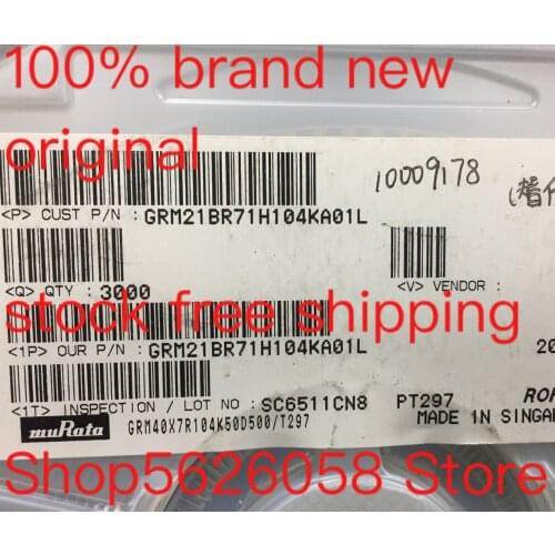 GRM21BR71H104KA01L SMD 100% new original freeshipping STOCK 50PCS-3000PCS/LOT