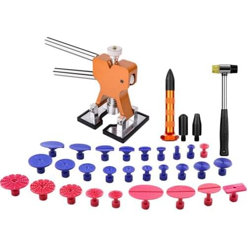 Tools Car Auto Body Paintless Dent Repair Tools Dent Puller Kit Repair Hammer Tap down Puller Glue Tabs hand tools set