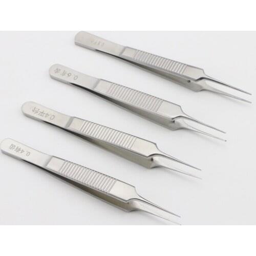 Korean imported stainless steel beauty plastic surgery finger tweezers double eyelid fat tweezers fat tweezers free shipping