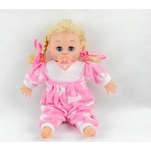 36cm Reborn Baby Doll Soft Vinyl Silicone Lifelike Newborn Baby Speaking Toy Birthday Christmas Gift
