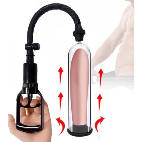 Effective Enlarge Vacuum Pump Male Extender Sex Delay Device Sucking Machine Penis Enlargement Lasting pump sleeve extender x40