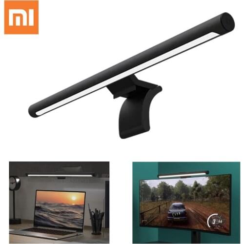 Xiaomi Mijia Lite Desk Lamp Foldable Student Eyes Protection USB Type-C Computer PC Monitor Screen Bar Hanging Light Table Lamp