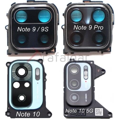 For Xiaomi Redmi Note 9 Pro 9S Note9 Note10 Note 10 5G Rear Camera Lens Glass Frame Holder For Redmi Note 10 Camera Lens Glass