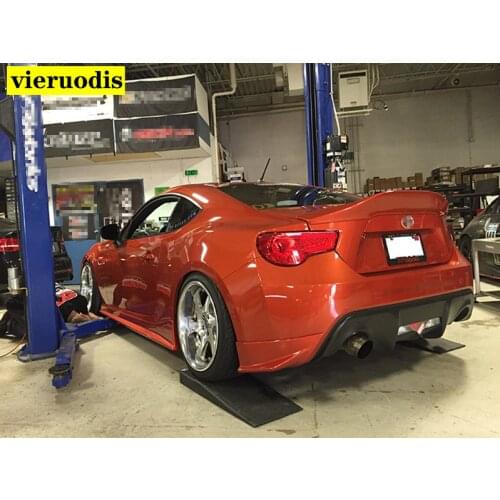 Subaru BRZ car tail box type FRP primer and carbon fiber material spoiler for Toyota GT86 2012 2013 2014 2015