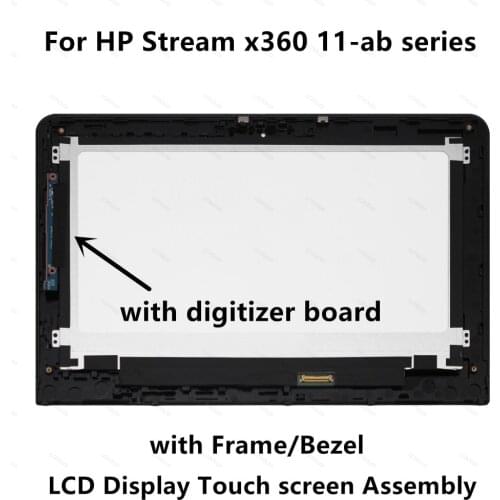 LCD Touch Screen Assembly For HP x360 11-ab Series 11-ab012nl 11-ab012tu 11-ab013nf 11-ab013tu 11-ab015nl 11-ab016tu 11-ab018tu
