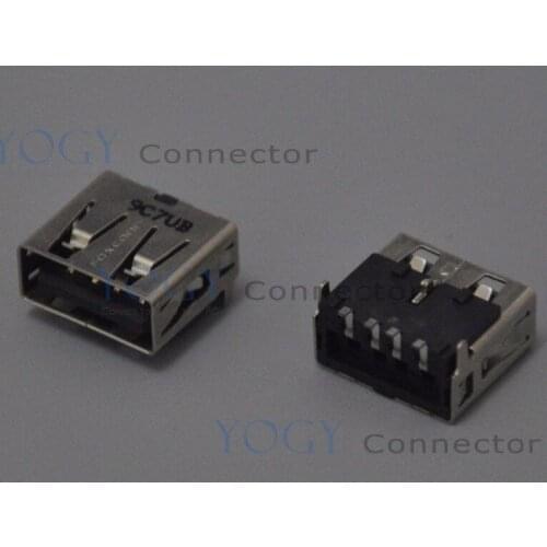 1pcs 12mm 3 Fixed foot USB socket jack fit for laptop, all-in-one motherboard