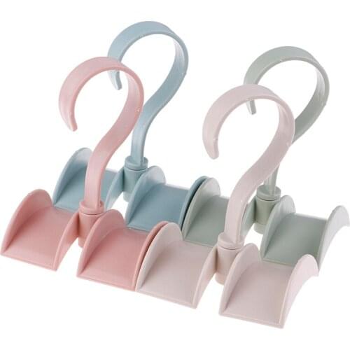 1pc Creative Multifunctional Rotatable Wardrobe Bag Rack Necktie Shelf Hanging Rack Clothes Hook Closet Hanger Handbag Storage