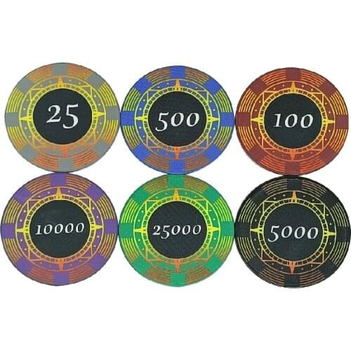 10g Ceramic Poker Chips Oem Casino 39mm Professional Chip for Casino Playing