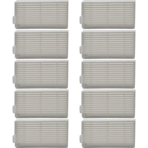 10 HEPA for iLife X5 V5 V3 V5PRO ECOVACS CR130 cr120 CEN540 ML009 panda x500 x600 for vacuum cleaner filter cleaning accessories