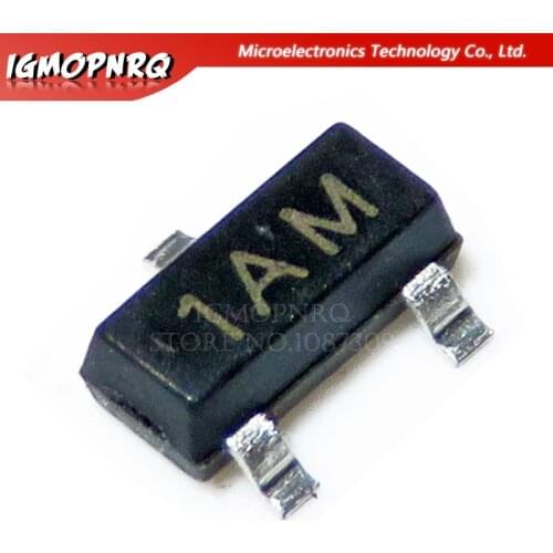 100pcs MMBTA44 3D SOT23 Transistor SMD Transistor 0.2A / 400V NPN new original