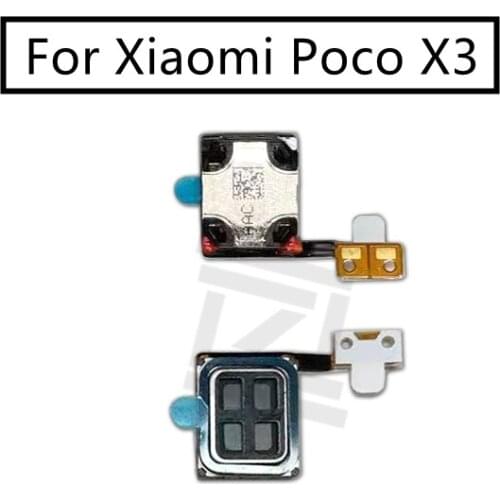 2pcs for Xiaomi Poco x3 Earpiece Receiver Ear Speaker Cell Phone Replacement Repair Spare Parts Tested QC
