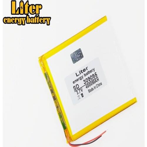 309095 3.7V 4000mah Lithium polymer Battery with Protection Board For PDA Tablet PCs Digital Products
