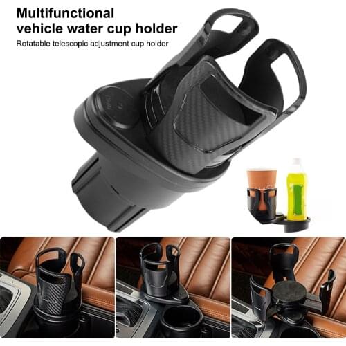 Car Cup Holder 2 In 1 Multifunctional 360 Degree Rotating Dual Cup Mount Car Drinks Holders Insulation Cup Holder Drink Holder